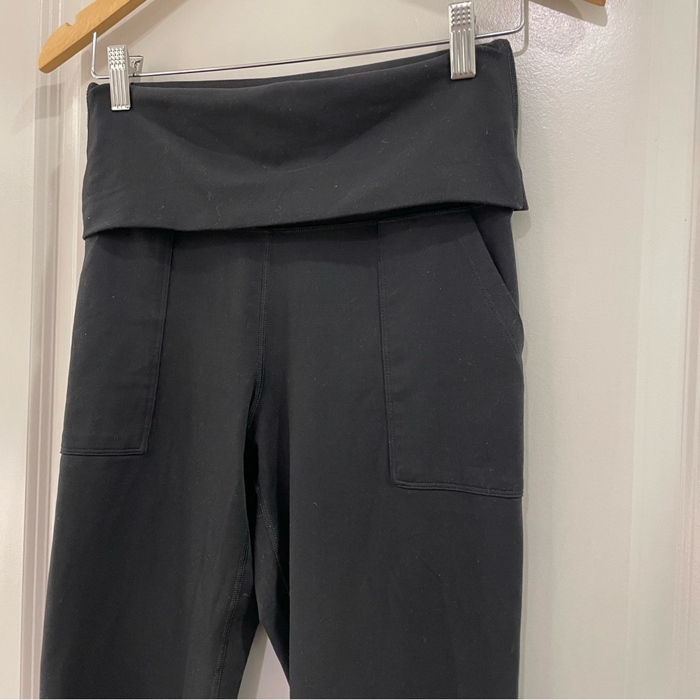 Aerie Black Flared Leggings - Picture 2 of 4
